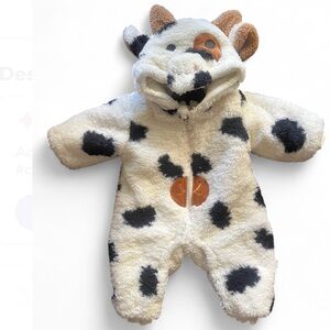 Adorable Cow Print Baby Onesie